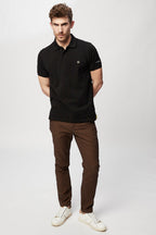 Pantalon Droit En Laine Marron - Harmont & Blaine - Homme