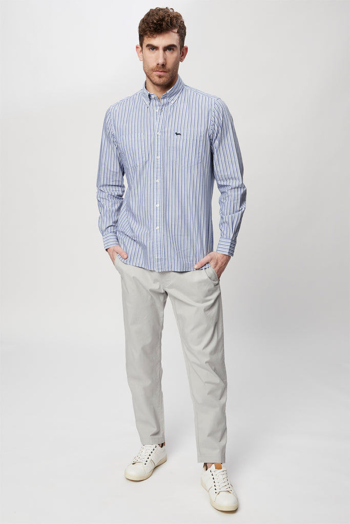 Pantalon Droit Gris Clair - Harmont & Blaine Jeans - Homme