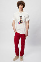 Chino En Jean Rouge - Harmont & Blaine - Homme