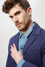 Veste Trompe-L’Œil Bleu - Harmont & Blaine Jeans - Homme