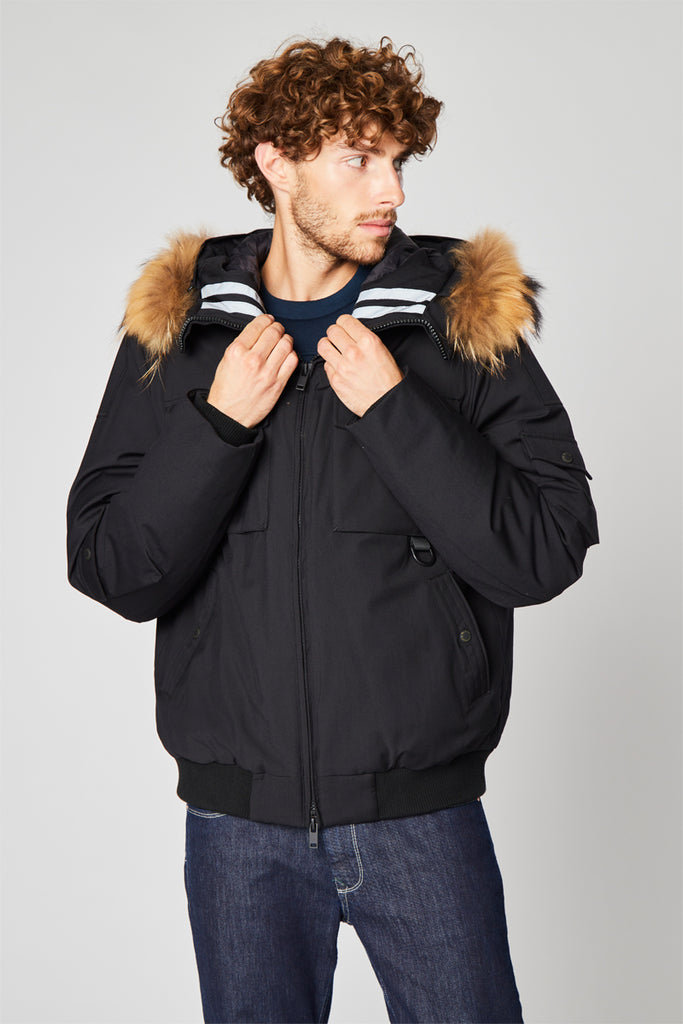 Veste À Capuche Noir - Harmont & Blaine - Homme