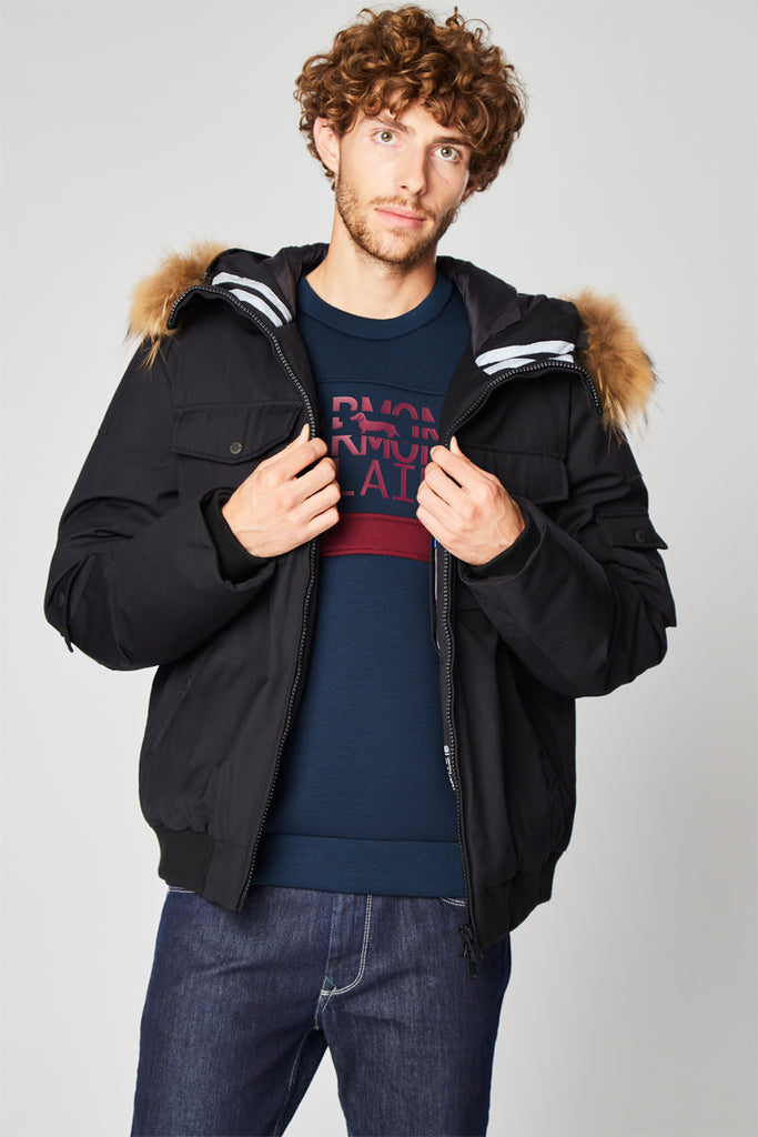 Veste À Capuche Noir - Harmont & Blaine - Homme
