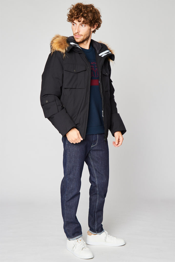 Veste À Capuche Noir - Harmont & Blaine - Homme