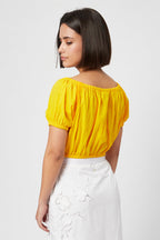 Crop Top Jaune - Harmont & Blaine - Femme