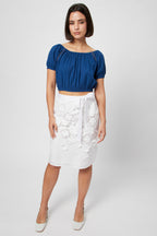 Crop Top Bleu Marine - Harmont & Blaine - Femme