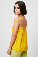 Top En Soie Jaune - Harmont & Blaine - Femme