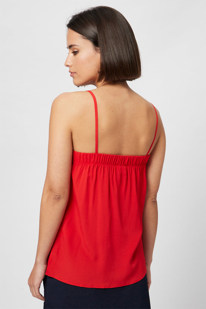 Top En Soie Rouge - Harmont & Blaine - Femme
