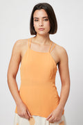 Top En Soie Orange - Harmont & Blaine - Femme