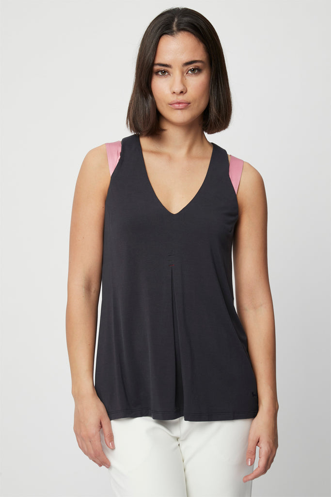 Top Bleu Marine - Harmont & Blaine - Femme