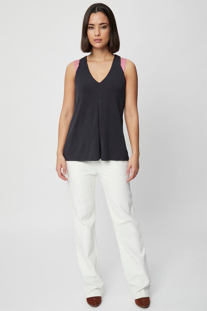 Top Bleu Marine - Harmont & Blaine - Femme