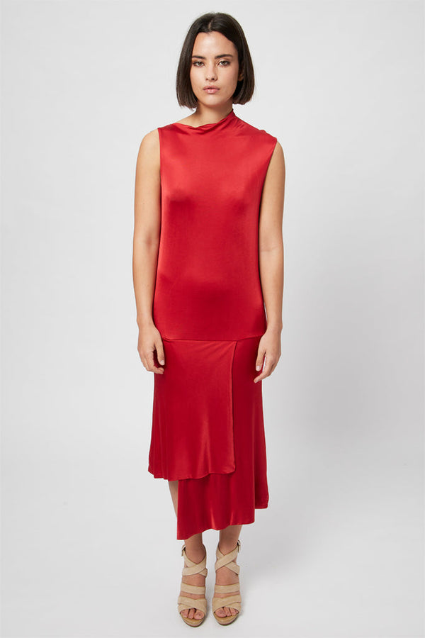 Robe Midi Rouge - Harmont & Blaine - Femme