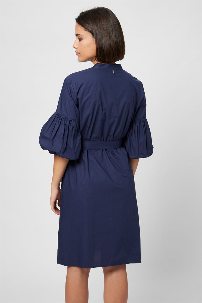 Robe Chemise Bleu Marine - Harmont & Blaine - Femme
