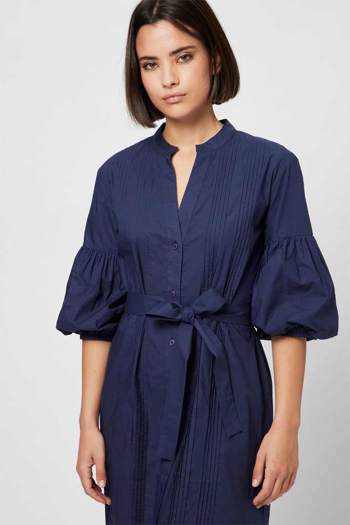 Robe Chemise Bleu Marine - Harmont & Blaine - Femme
