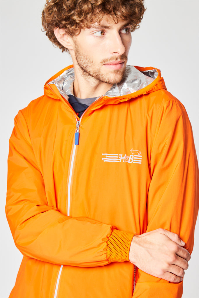Coupe-Vent À Capuche Orange - Harmont & Blaine - Homme