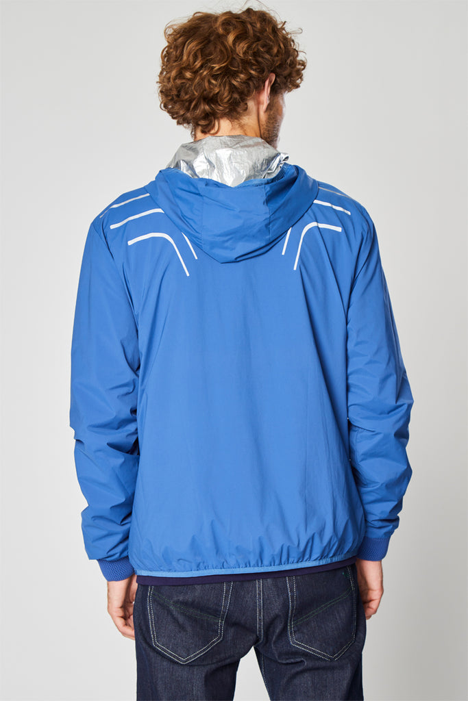 Coupe-Vent À Capuche Bleu Cobalt - Harmont & Blaine - Homme