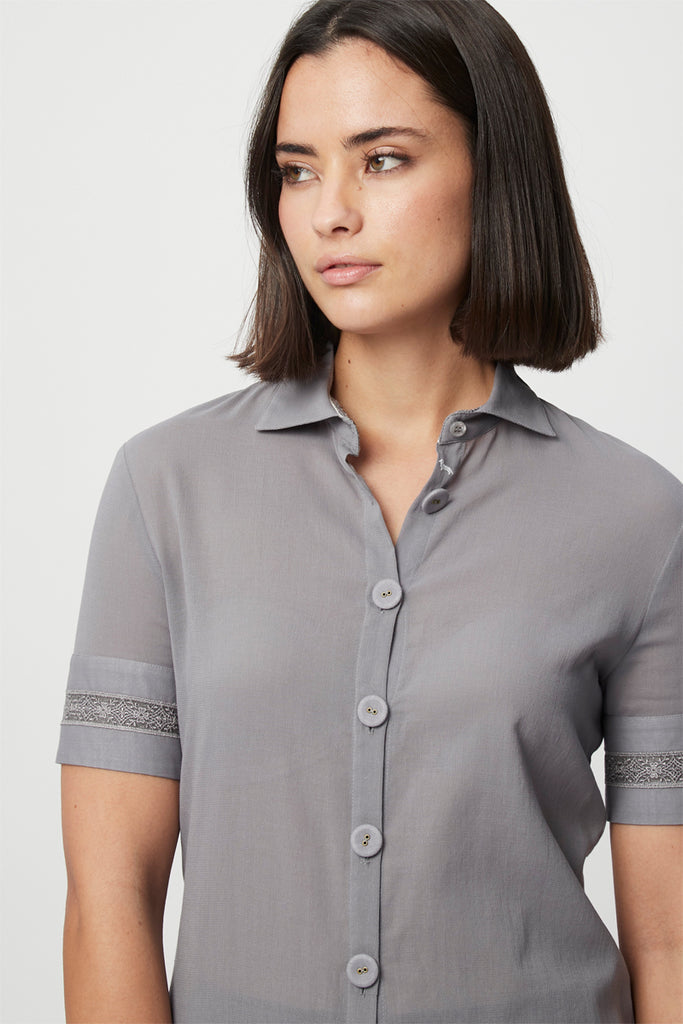 Chemisier Gris - Harmont & Blaine - Femme