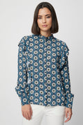 Chemisier Bleu Canard - Harmont & Blaine - Femme