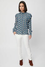 Chemisier Bleu Canard - Harmont & Blaine - Femme