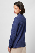 Chemisier Bleu Marine - Harmont & Blaine - Femme