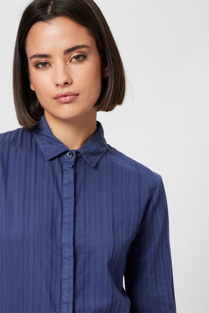 Chemisier Bleu Marine - Harmont & Blaine - Femme