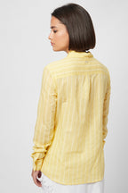 Chemisier Jaune Et Blanc - Harmont & Blaine - Femme
