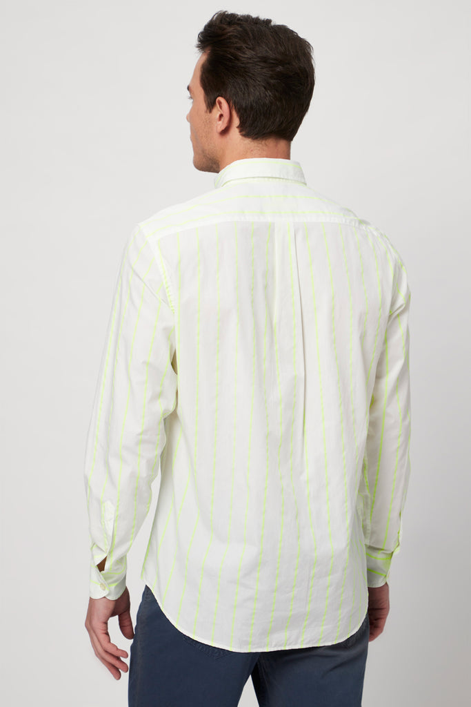 Chemise - Blanc Et Vert Citron - Harmont & Blaine - Homme