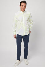 Chemise - Blanc Et Vert Citron - Harmont & Blaine - Homme