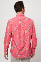 Chemise Corail Et Jaune - Harmont & Blaine - Homme