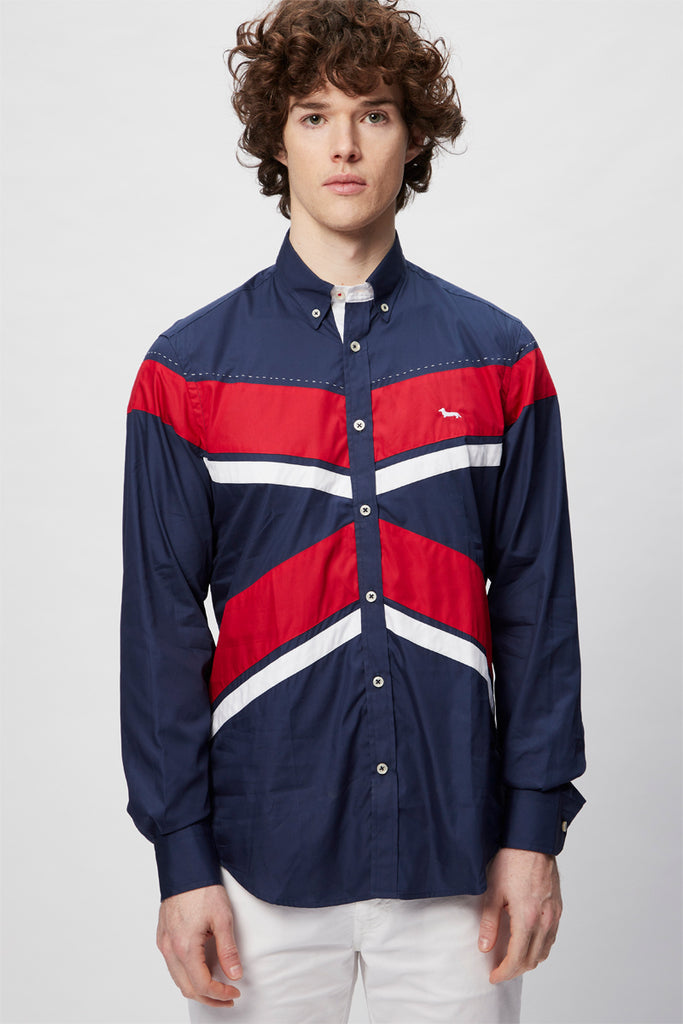 Chemise Bleu Marine - Harmont & Blaine - Homme