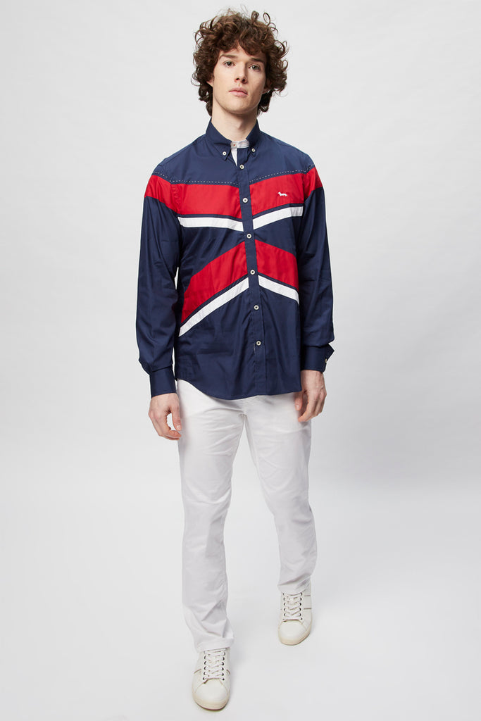 Chemise Bleu Marine - Harmont & Blaine - Homme
