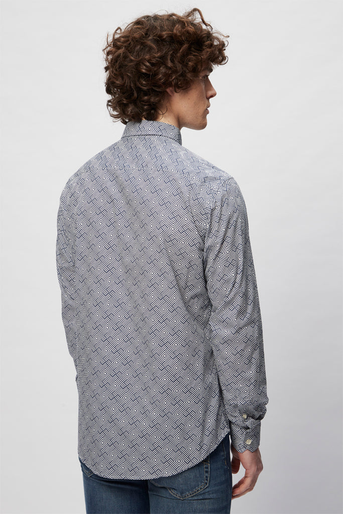 Chemise - Bleu Marine Et Blanc - Harmont & Blaine - Homme