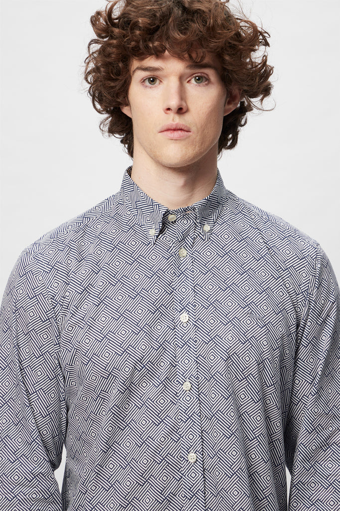Chemise - Bleu Marine Et Blanc - Harmont & Blaine - Homme