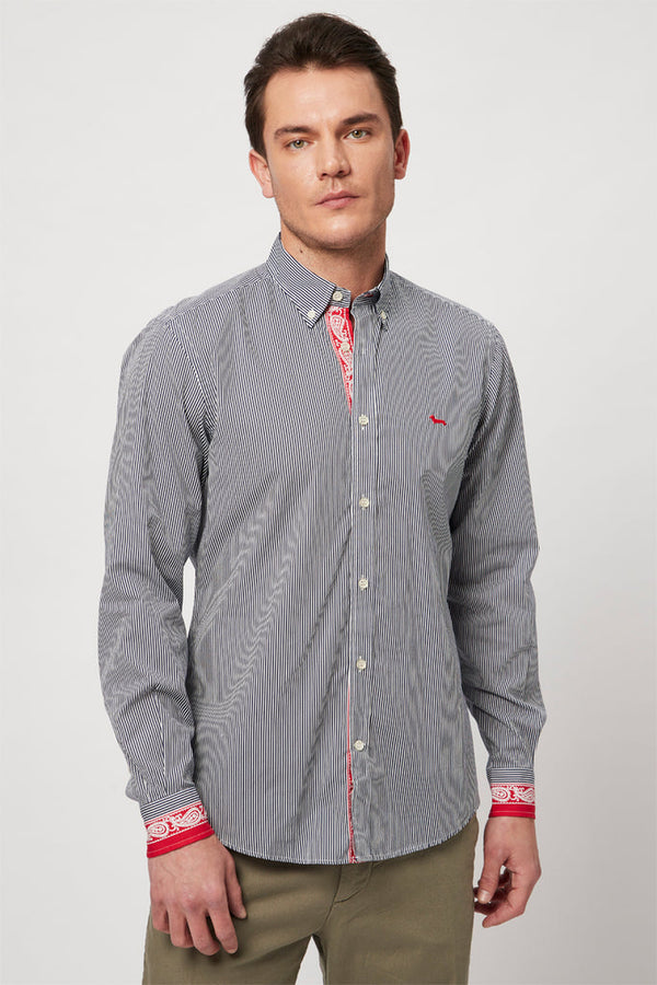Chemise - Bleu Marine Et Blanc - Harmont & Blaine - Homme