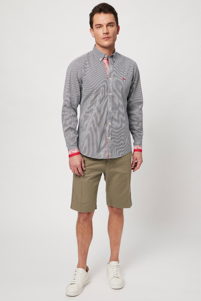Chemise - Bleu Marine Et Blanc - Harmont & Blaine - Homme