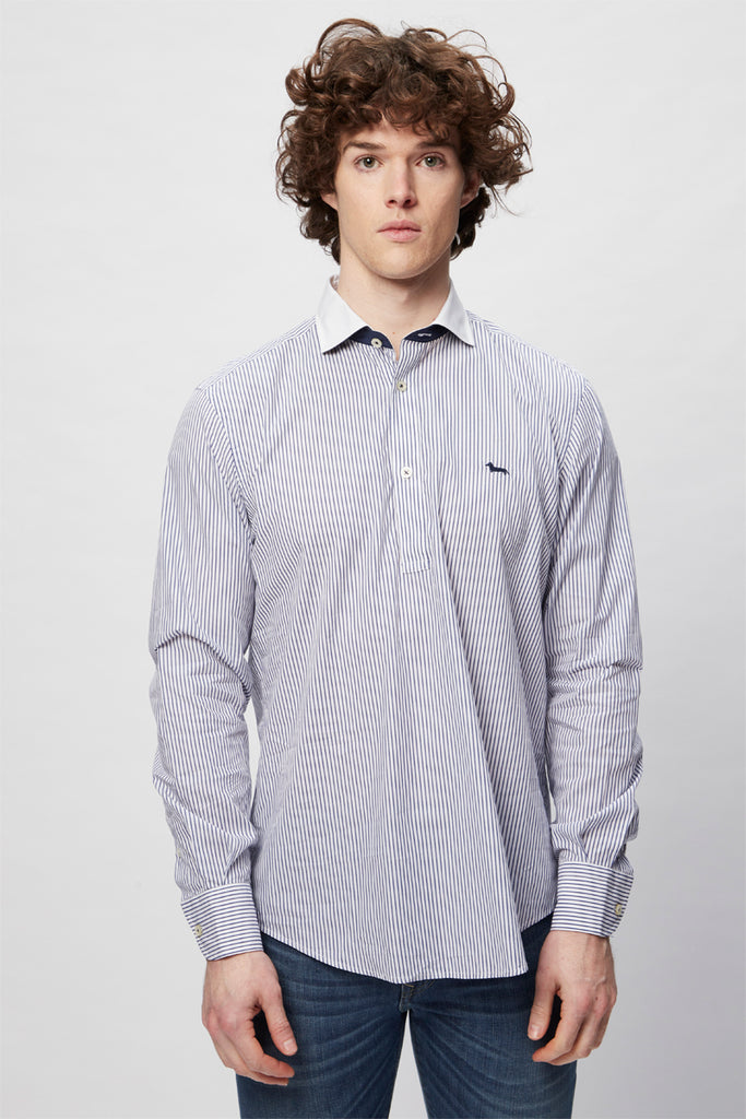 Chemise - Bleu Marine Et Blanc - Harmont & Blaine - Homme