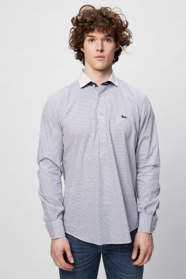 Chemise - Bleu Marine Et Blanc - Harmont & Blaine - Homme