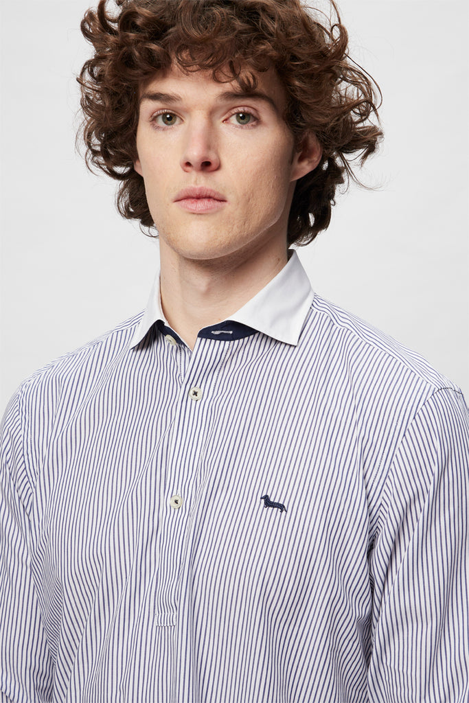 Chemise - Bleu Marine Et Blanc - Harmont & Blaine - Homme