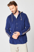 Surchemise En Velours Indigo - Harmont & Blaine - Homme