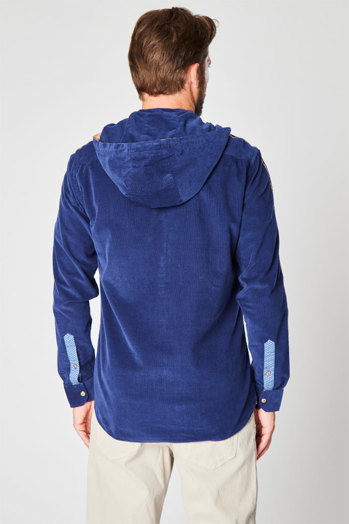 Surchemise En Velours Indigo - Harmont & Blaine - Homme