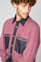Chemise Bordeaux Et Écru - Harmont & Blaine - Homme