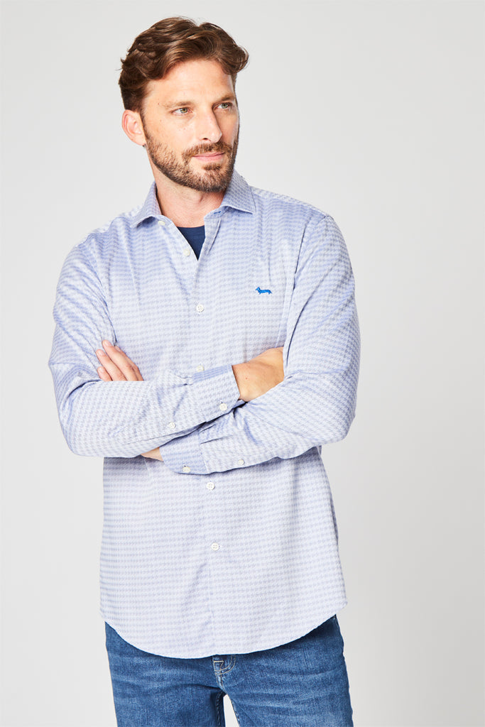 Chemise Bleu Et Écru - Harmont & Blaine - Homme