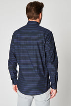 Chemise Rayée Bleu - Harmont & Blaine - Homme