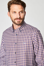 Chemise À Carreaux Marron Et Blanc - Harmont & Blaine - Homme