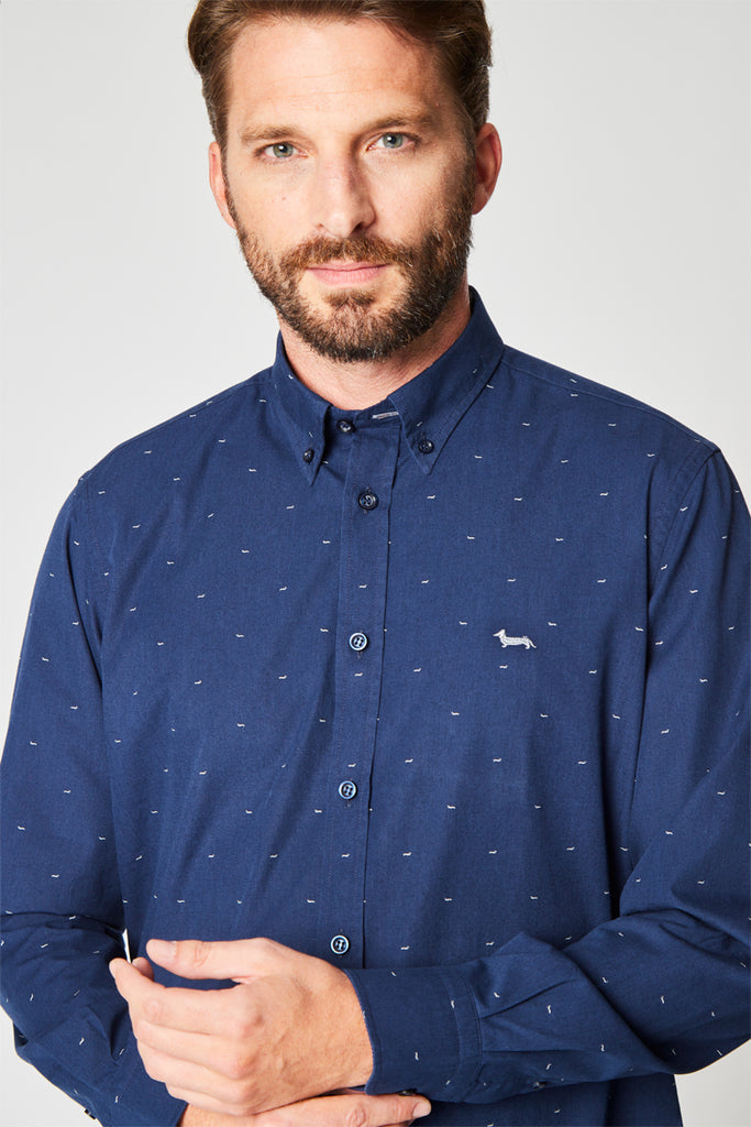 Chemise Bleu Marine - Harmont & Blaine - Homme
