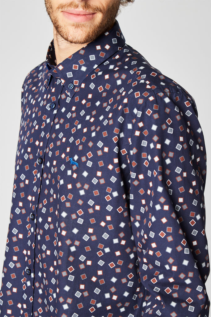 Chemise Bleu Marine - Harmont & Blaine - Homme