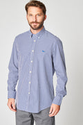 Chemise Rayée Bleu Marine - Harmont & Blaine - Homme