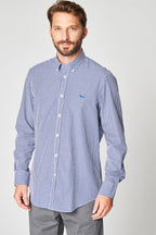 Chemise Rayée Bleu Marine - Harmont & Blaine - Homme