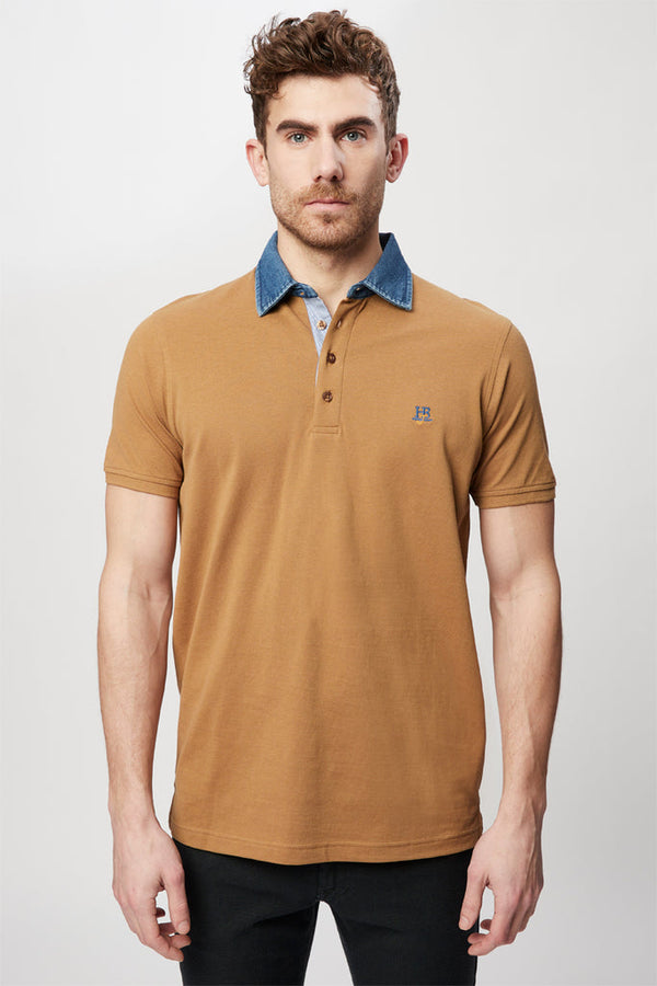Polo Marron - Harmont & Blaine Jeans - Homme