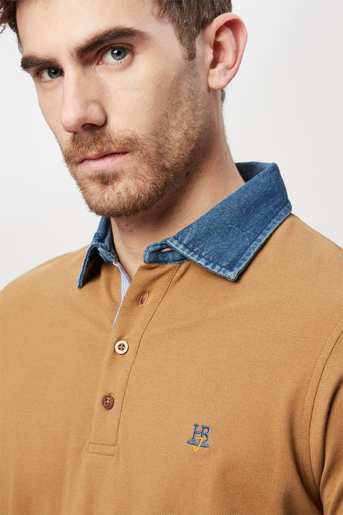 Polo Marron - Harmont & Blaine Jeans - Homme