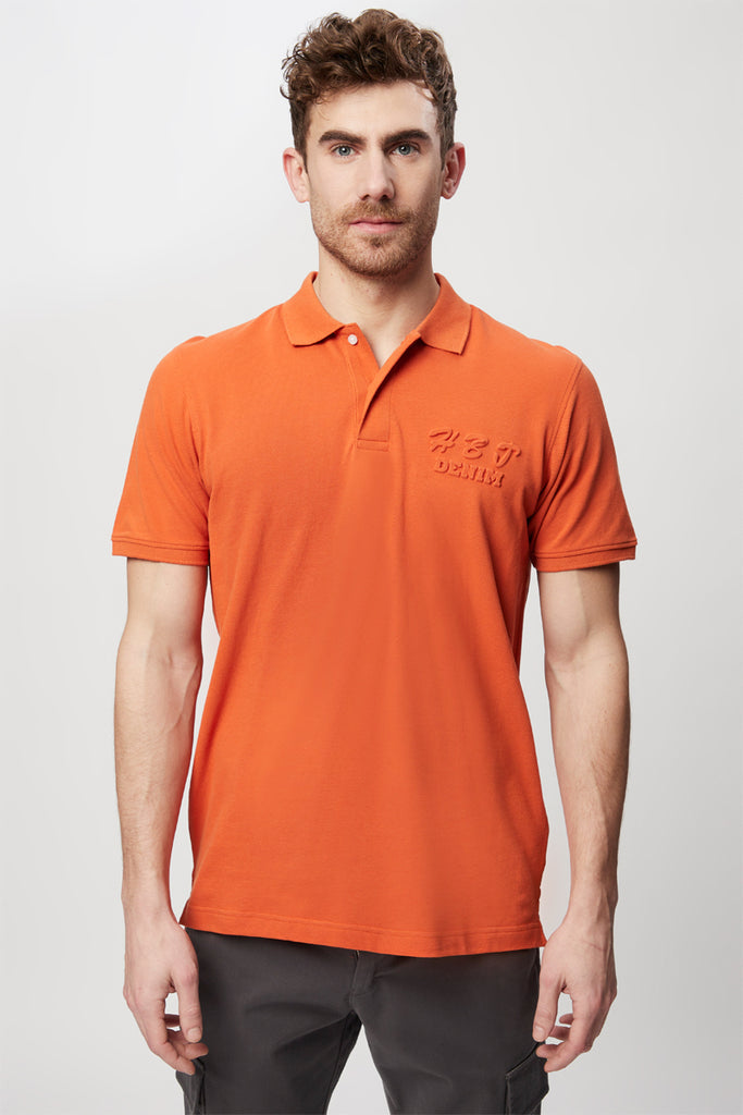 Polo Orange - Harmont & Blaine Jeans - Homme